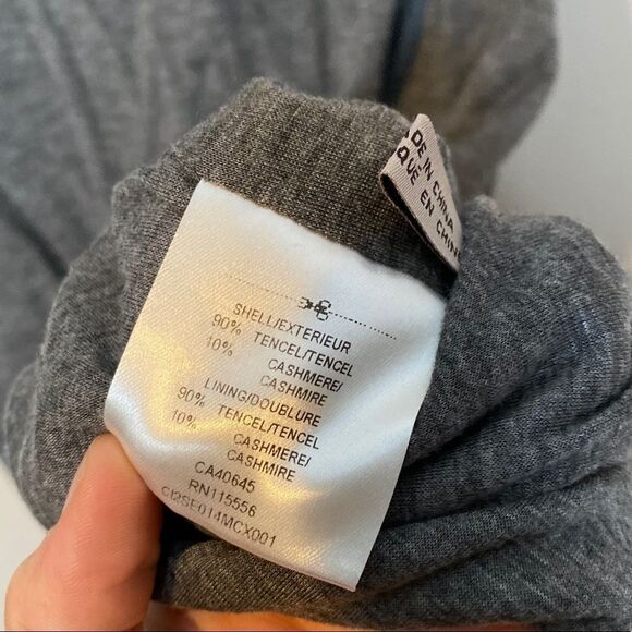 Ports 1961 Grey Tencel Cashmere Soft Dress - Picture 6 of 7